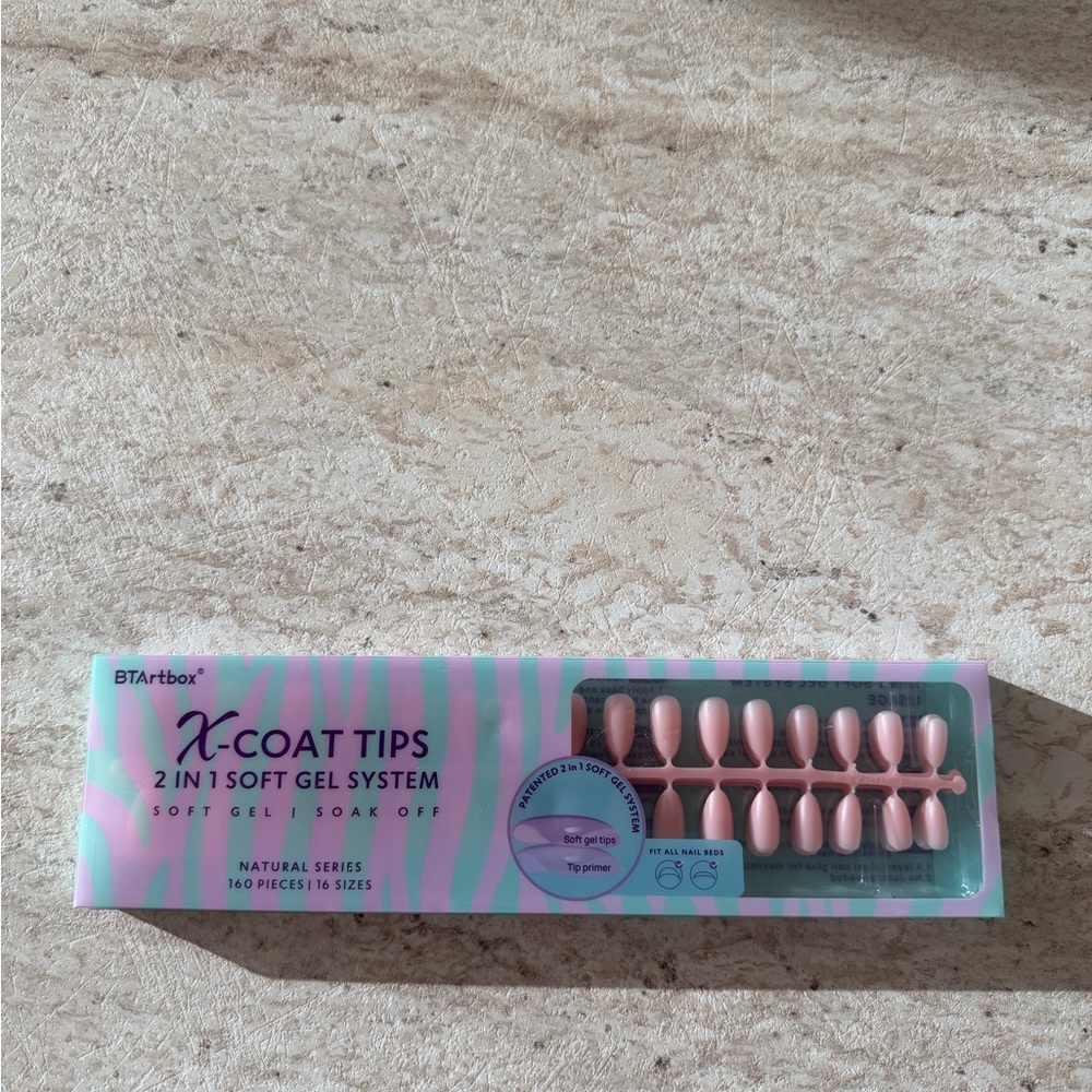 X-Coat Tips 2 in 1 Soft Gel System - Pink